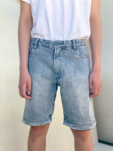Men's Denim Shorts in Vintage Light Grey